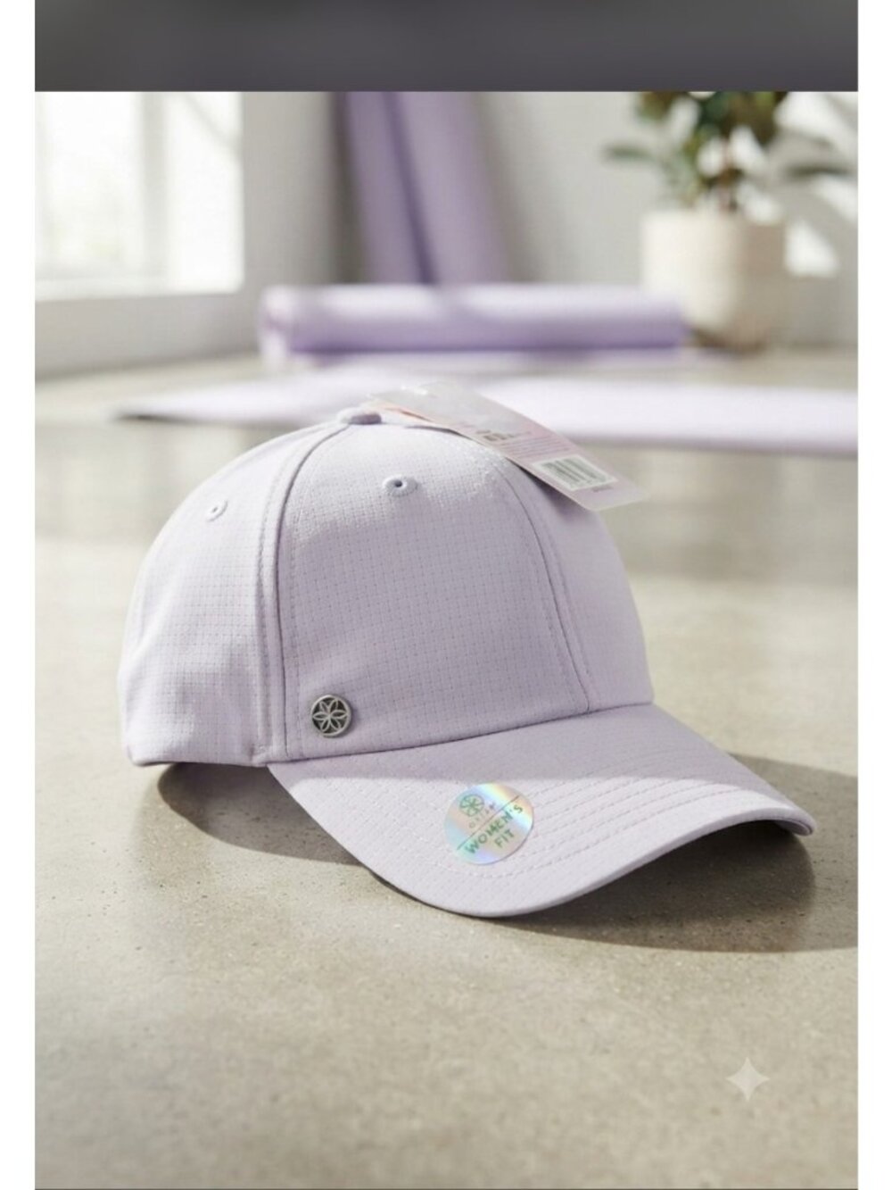 Gaiam Women's Light Purple Cruiser Breathable Sol Hat Adjustable Baseball Hat